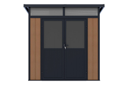 Садовое строение из ДПК Defender 7х7 (4.24 кв.м)