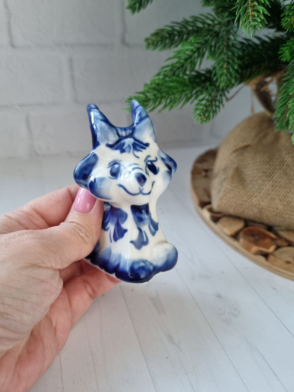 Козлик фигурка гжель