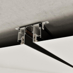 135328 PORT NT25 000 черный Шинопровод для монтажа в натяжной потолок 3м (CLAMP) IP20 48V FLUM