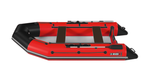 Лодка ПВХ X-River Rocky 395 НДВД + усиленное дно и баллон, красно-черный/фурнитура черная