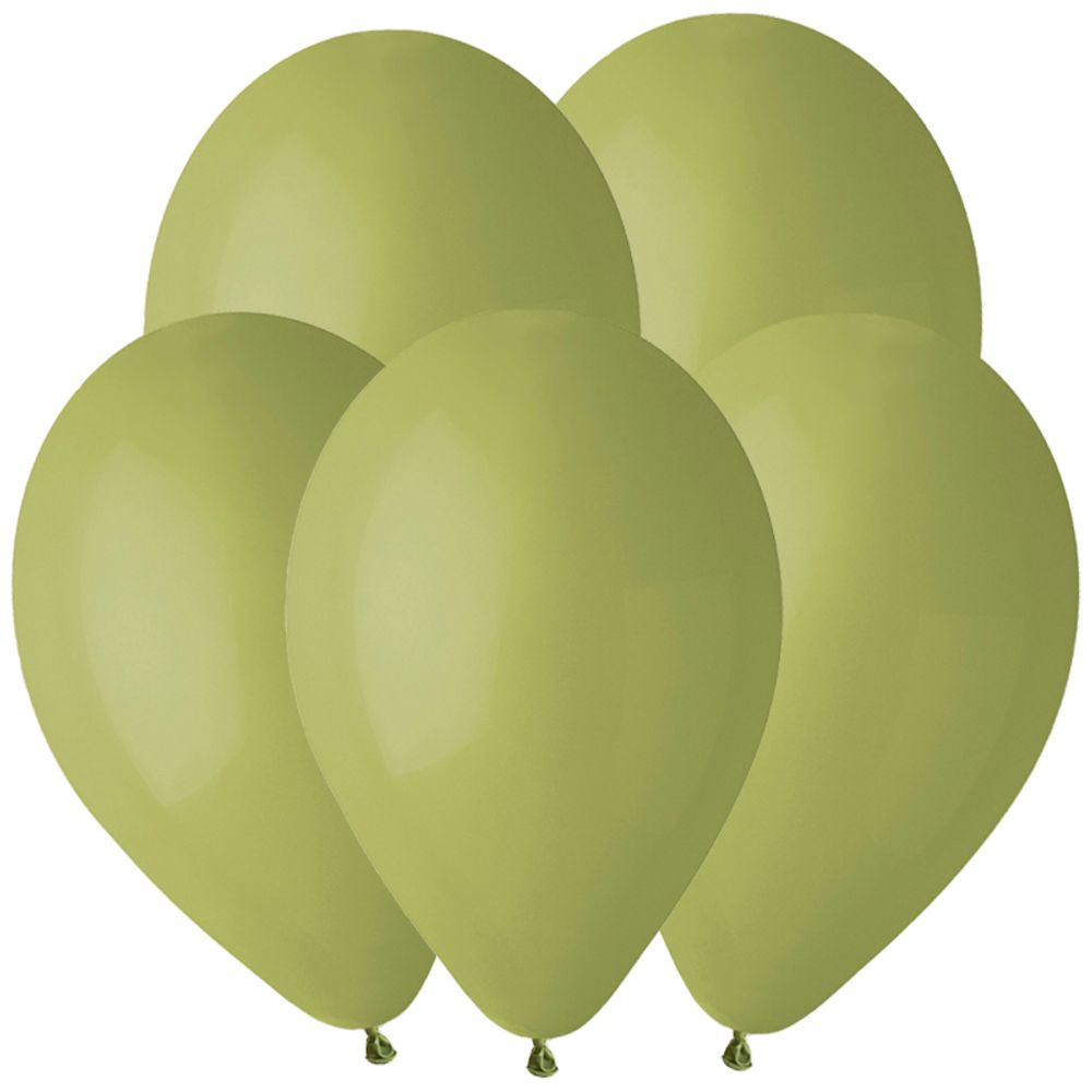 Шар 5&quot; оливковый пастель/ Green Olive Gm