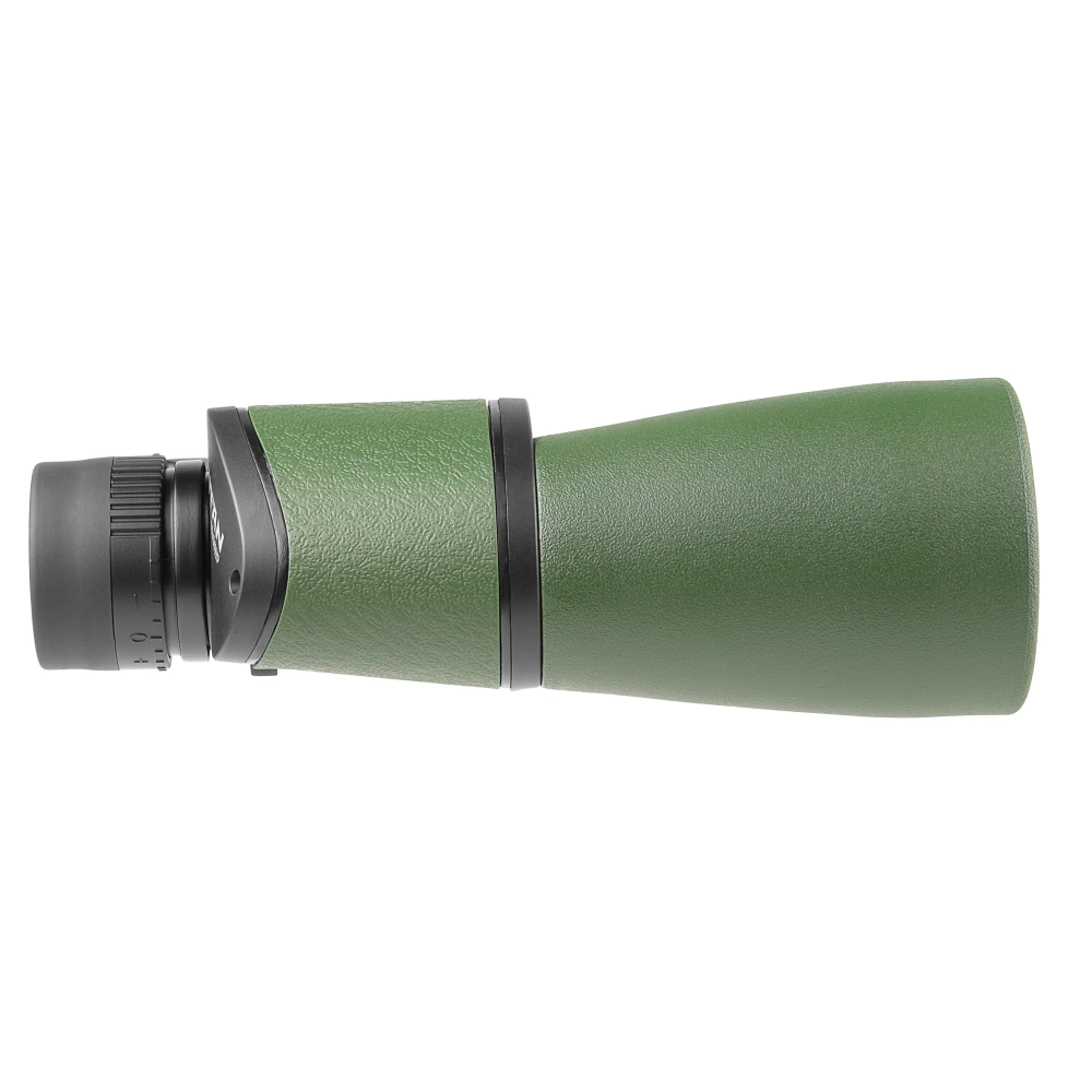 Бинокль Veber TITAN 10x50WP - вид сбоку, зеленый корпус
