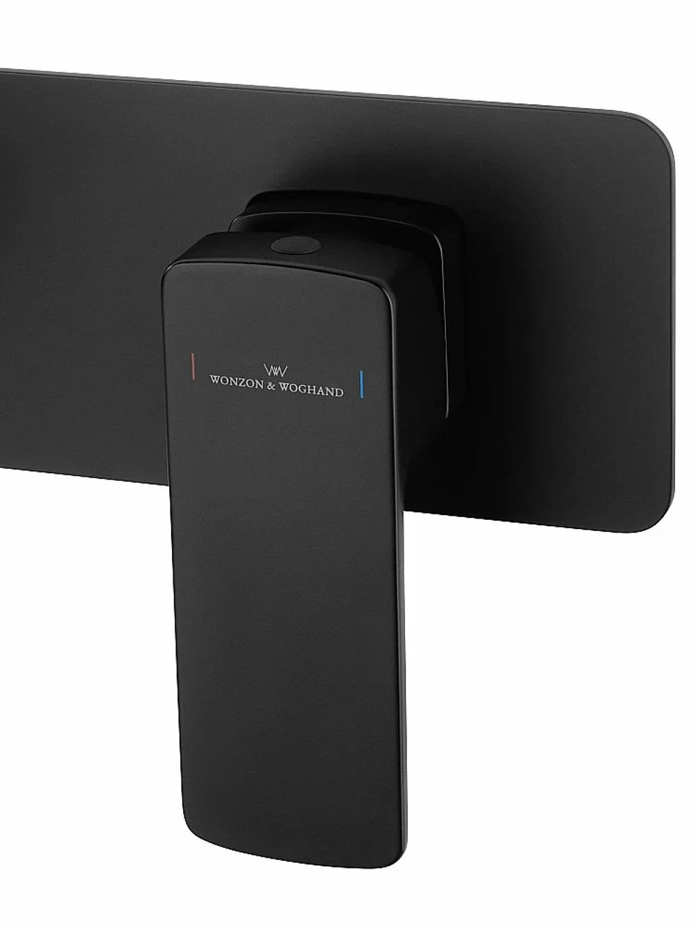 Смеситель для раковины встраиваемый WONZON & WOGHAND EDGE WW-88869003-MB черный матовый