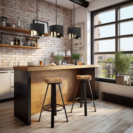 4877 / подвесной светильник / Grant Black