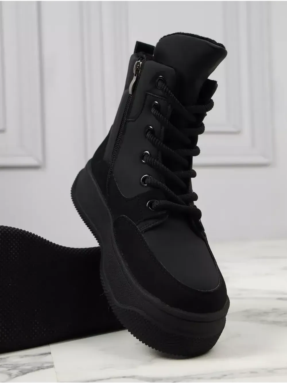 Дутики зимние на платформе