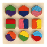 Вкладыш "Геометрика" 15*15см. W0191 (Буратино)