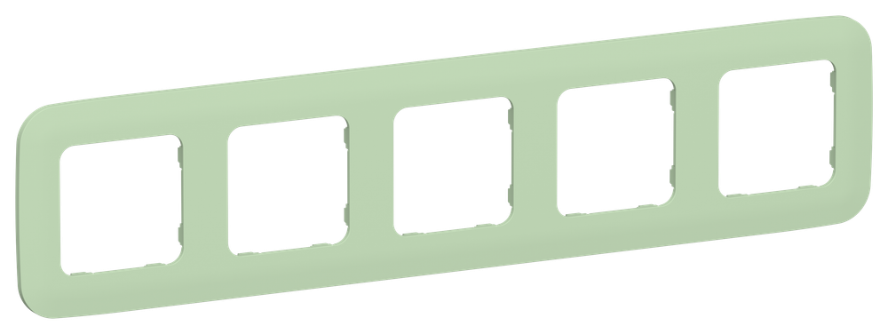 FLITE Рамка 5-местная РУ-5-А-ФлФ фисташковый IEK