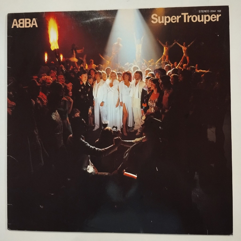 Винтажная виниловая пластинка LP ABBA Super Trouper (Germany 1980) (Happy New Year)