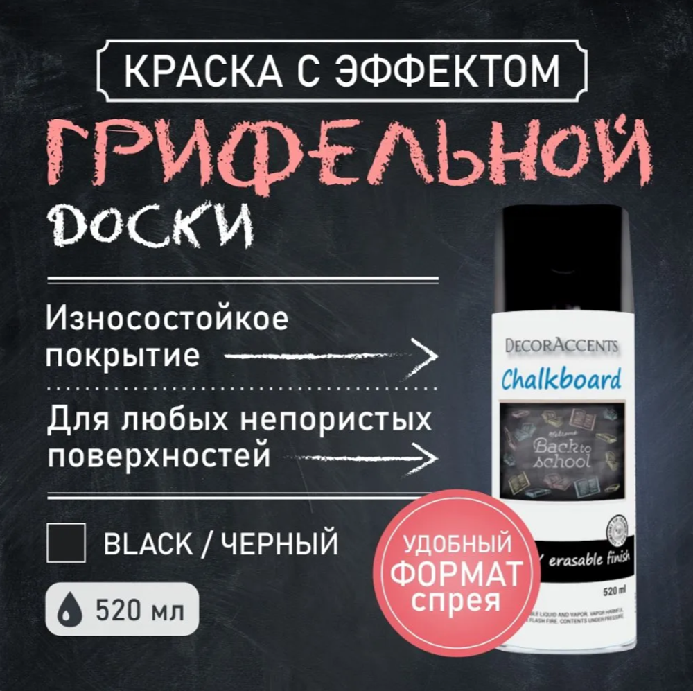 Chalkboard - Краска с эффектом грифельной доски