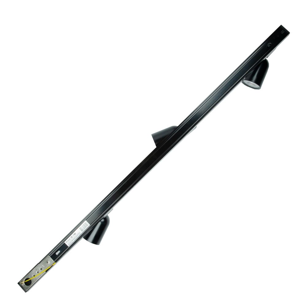 ULB-Q292 8W-4200К-K BLACK SET31 Светильник-прожектор светодиодный трековый. в составе набора из 3 штук на шинопроводе 1 м с коннектором. 1800 Лм. Белый свет 4200К. Корпус черный. ТМ Volpe.
