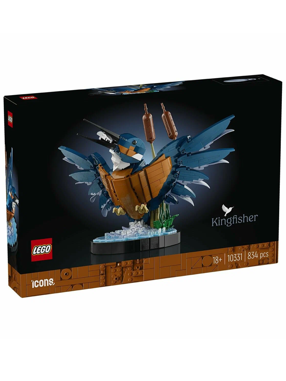 LEGO Icons 10331 «Птица зимородок» — коллекционный набор Botanical