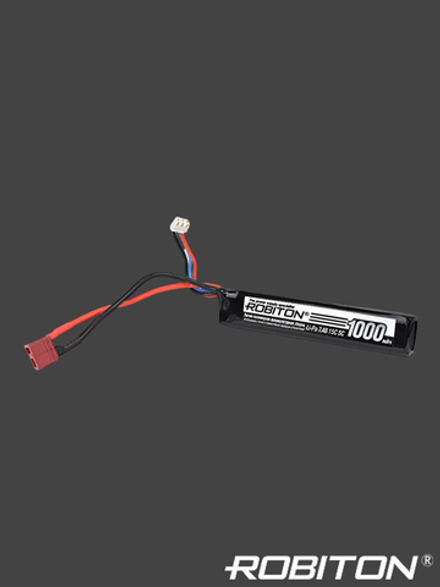 Аккумулятор ROBITON Li-Po 7.4В 1000 мАч 15С, Т-коннектор (LP-STA2-1000)