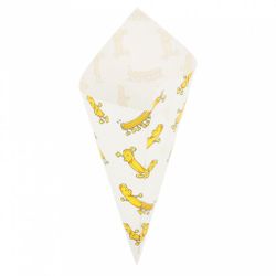 Конус Chips для снеков/фри/орешков 250 гр, жиростойкий пергамент, 29,5*21 см, 250 шт/уп