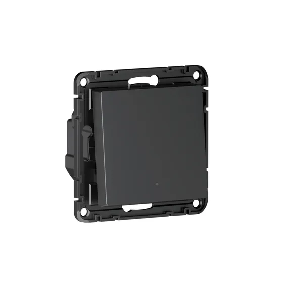 Выключатель 1-кл. AtlasDesign Smart 10А (сх. 1) L+N с подсветкой Zigbee механизм карбон SE ATN001013Z