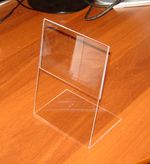 Менюхолдер тейбл тент А5 L-образный вертикальный