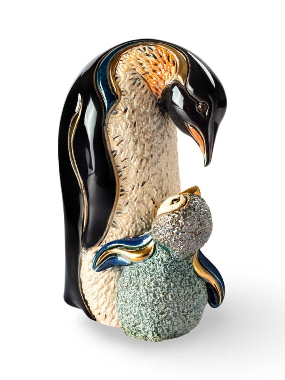 De Rosa Rinconada Статуэтка Пингвин с пингвиненком