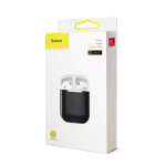 Чехол для Apple AirPods 1/2 Baseus Ultrathin Series Silica Gel Protector - Black