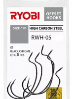 Крючок офсетный рыболовный RWH-05 №3/0 ( упк по 5шт)