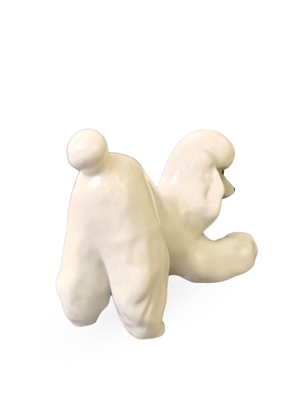 Фарфоровая статуэтка "Пудель" ЛФЗ, СССР, 1970-1990 гг.