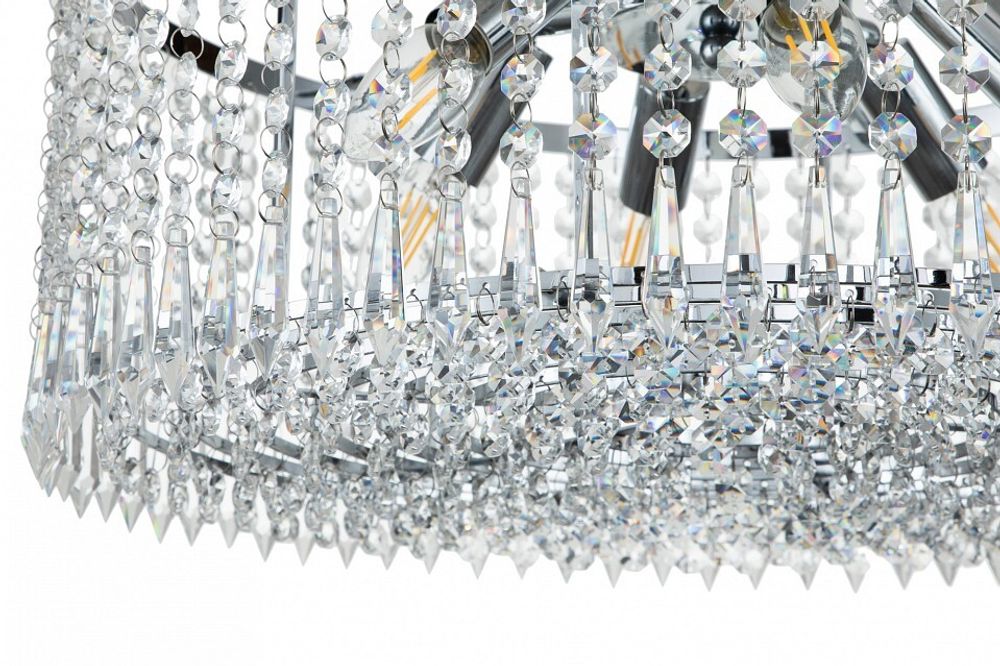 Люстра на штанге Indigo Sfarzo 12005/6С Chrome