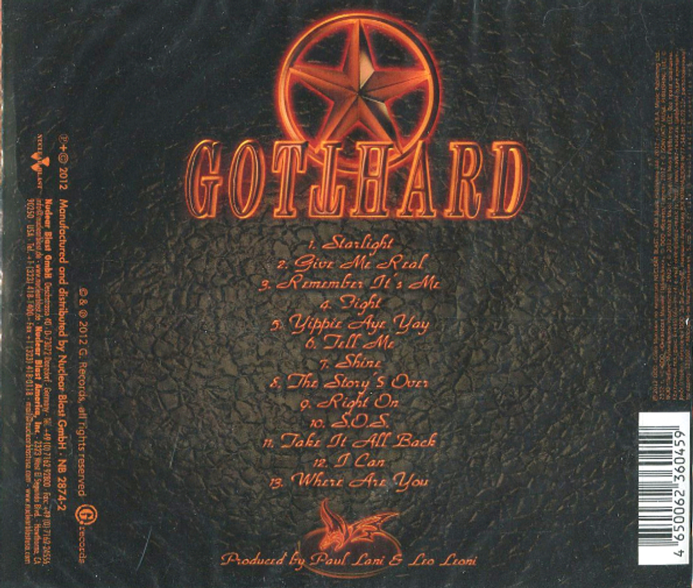 Gotthard / Firebirth (RU)(CD)