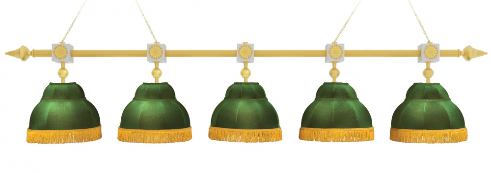 Лампа Антика 5 плафонов - граб