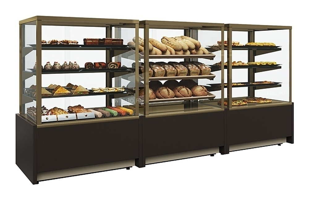 Витрина хлебная Carboma KC70 N 1,3-2 Light (1,3 Сube)