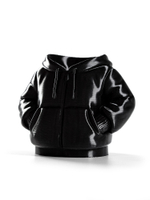 Подставка для карандашей "Худи", 13 см высота, 3D печать, черная