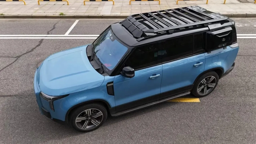 Платформа на крышу с боковой лестницей для Rox Polarstone Jishi 01 2024+ Ящик хранения для инструментов