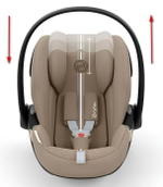 Коляска Cybex Balios S Lux SLV complete Cloud G Almond Beige Plus Base G 4 в 1 Stone Grey с дождевиками