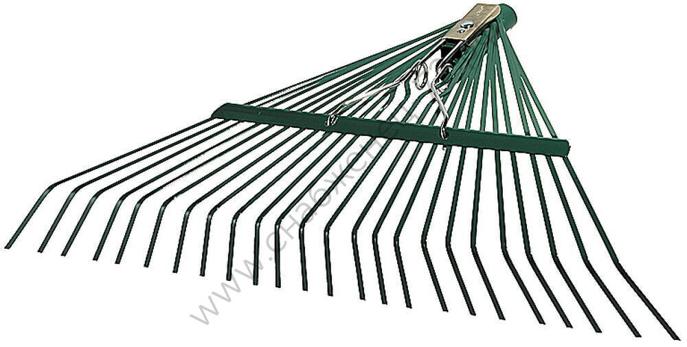 RACO 600 мм, 24 плоских зубца, усиленные, гальваническое покрытие, веерные грабли (4231-53/741)