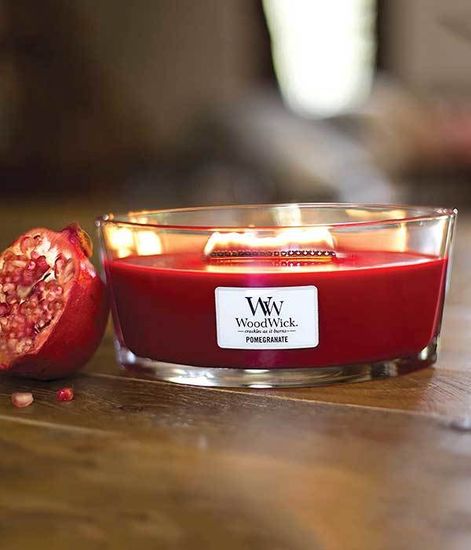 Гранат, ароматическая свеча эллипс, WoodWick