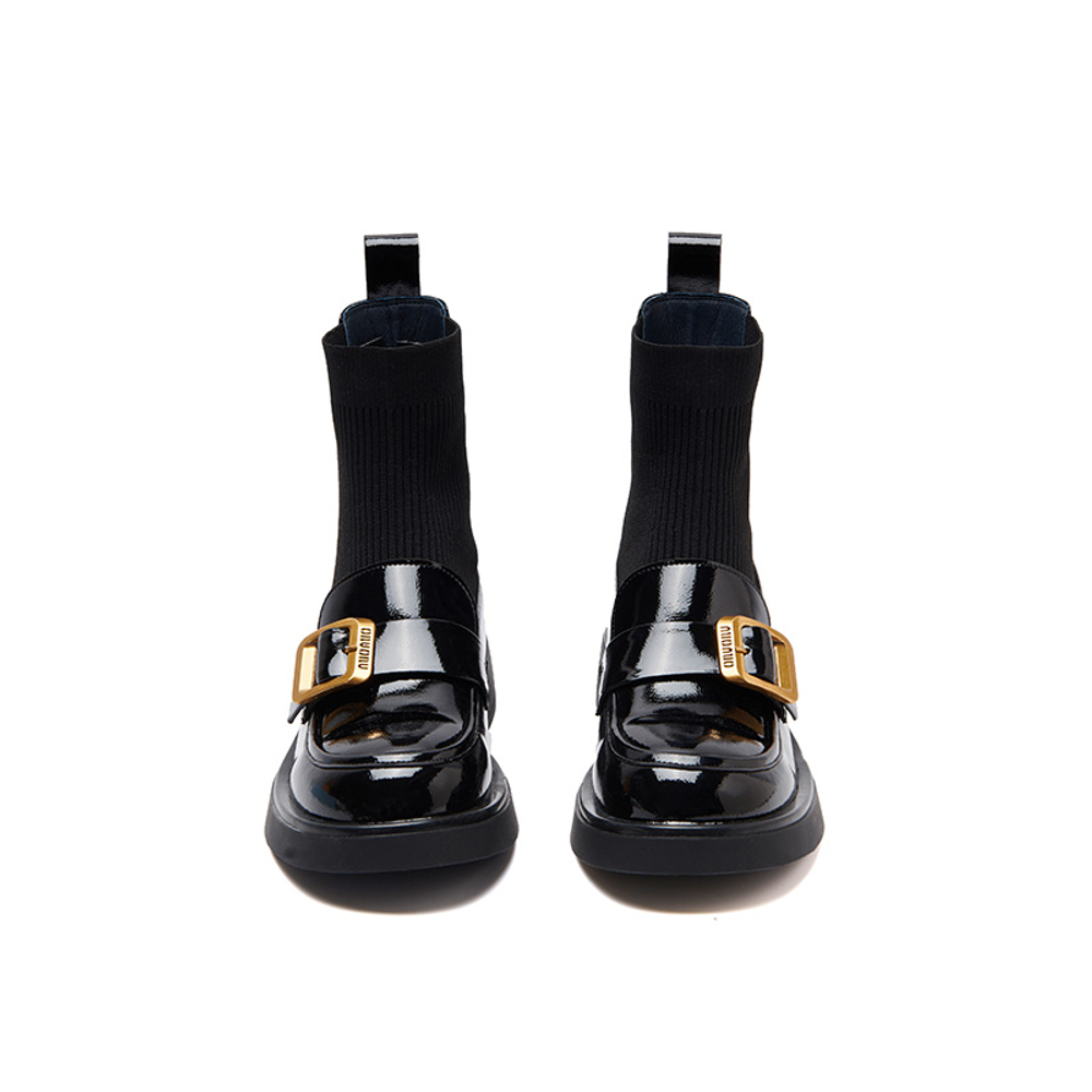 PT"SON Ankle Boots 4cm Women"s Black