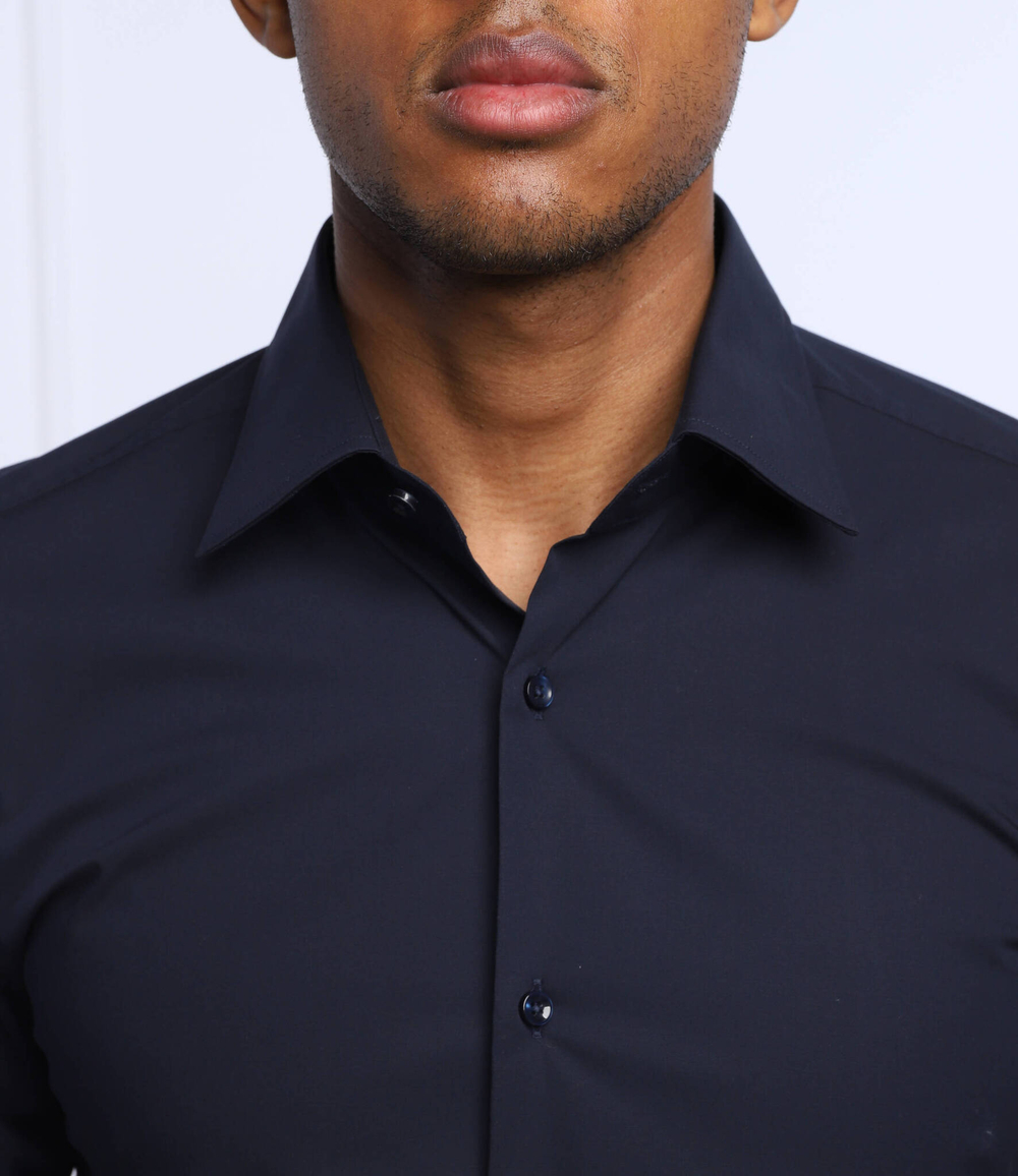 рубашка h-hank-kent-c1-214 BOSS BLACK - темно-синий(50469345)