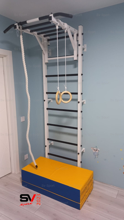 Монтаж шведской стенки Sv Sport в пеноблочные, газоблочные стены