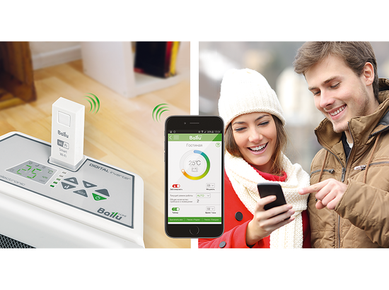 Конвектор Ballu Transformer BEC/EVU-2500-I с блоком управления (инверторный)