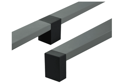 Ручка Fusion, L=1500, графит+черный матовый, AQ