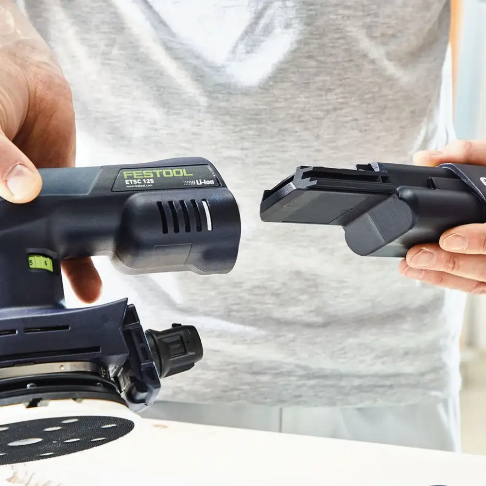 Аккумуляторная эксцентриковая шлифовальная машина ETSC 125 3,0 I-Set FESTOOL 577689