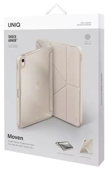 Чехол Uniq Moven Case для iPad Air 10.9 (2022/20) Бежевый Ivory
