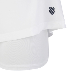 Женская теннисная юбка K-Swiss Core Team Skirt Women - White, Multicoloured