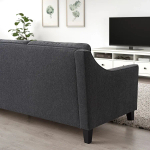 3-местный диван - IKEA FRÖSLÖV/FROSLOV/ФРЕСЛЕВ ИКЕА, 84х92х227 см, черный