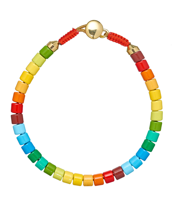 Браслет-эмаль, радужная