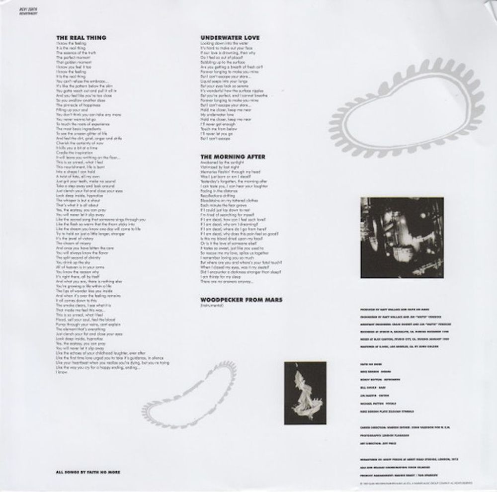 Faith No More. The Real Thing (Limited Edition, Yellow LP) новая запечатанная виниловая пластинка