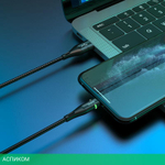 Кабель Hoco U93 Shadow iP Lightning 1.2м черный