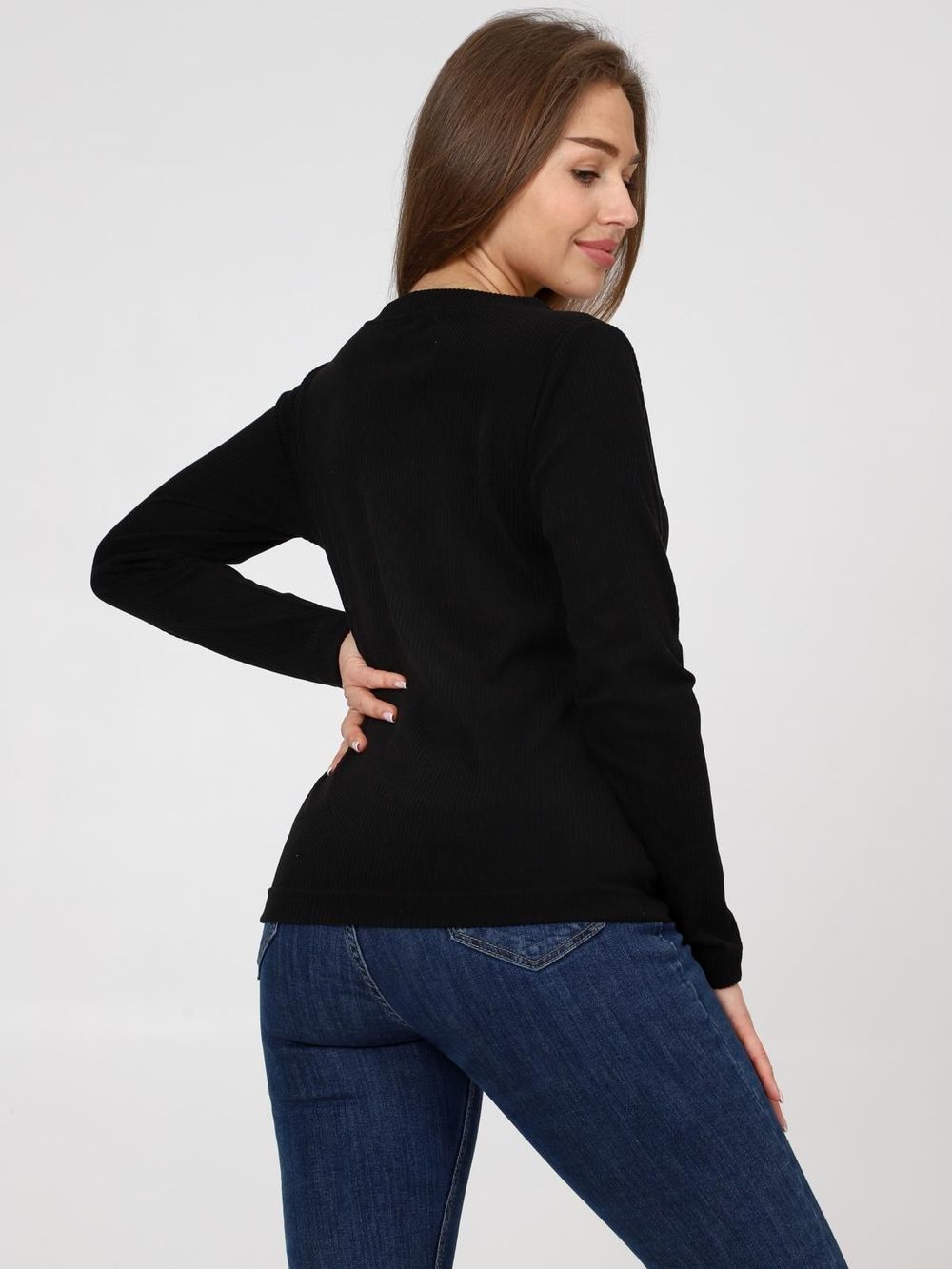 Сэнди - лонгслив/фуфайка черный Iv-capriz