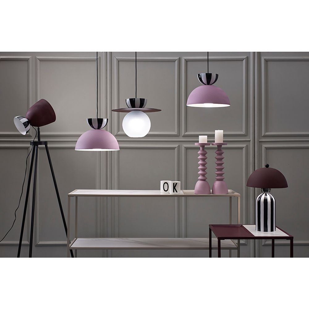 Светильник подвесной Anniken, Ø36х28 см, сливовый