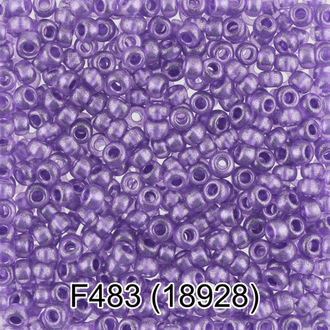 Бисер Чехия "GAMMA" круглый 6 10/0 2.3 мм F483 сиреневый ( 18928 )
