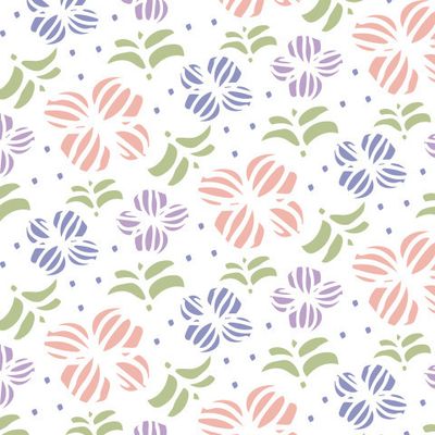 Buy light fabric abstract flowers