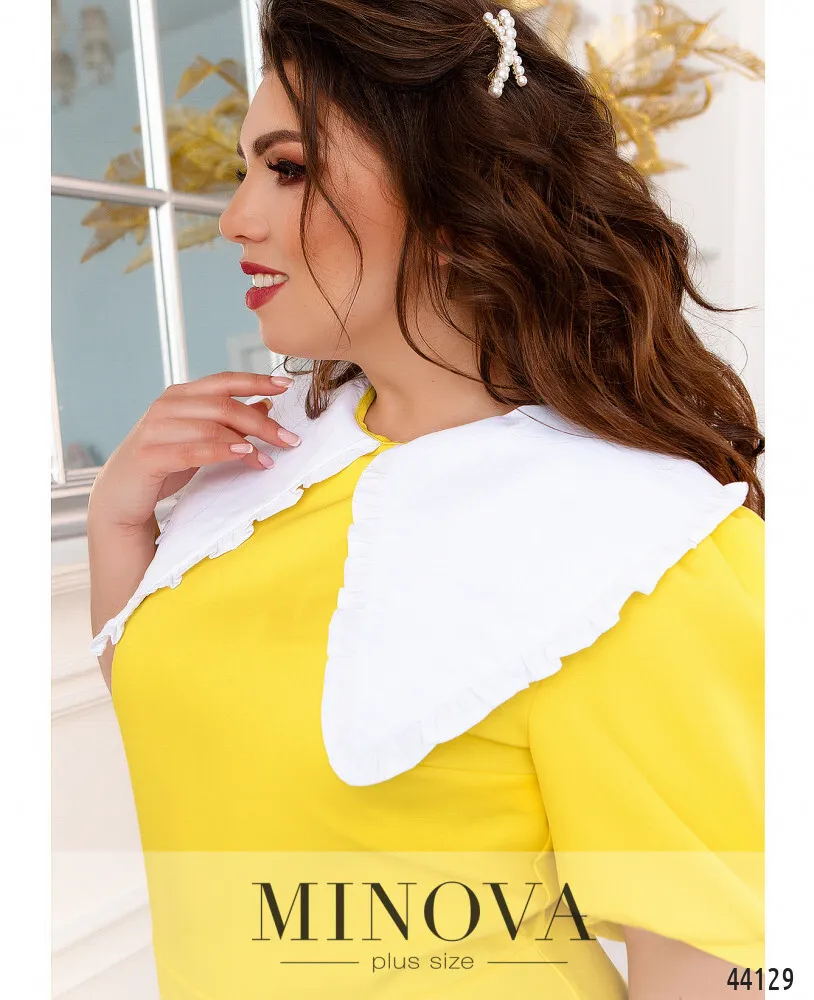 Платье 820-желтый Minova