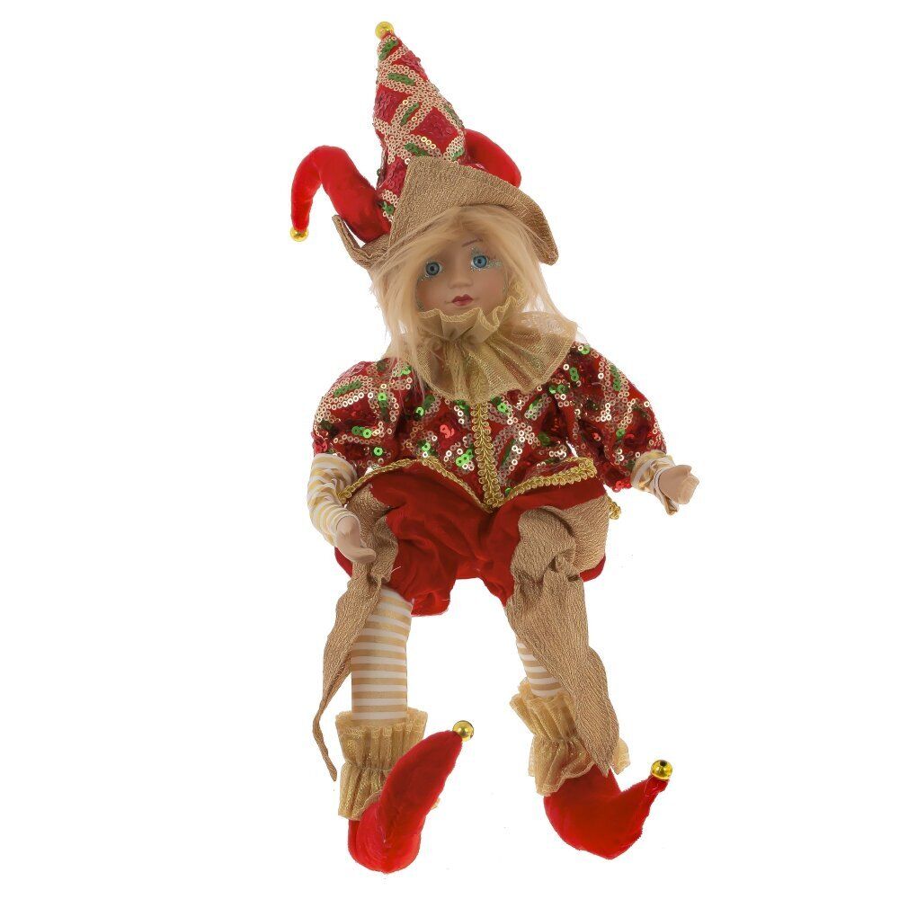 GAEM Игрушка набивная "Клоун" (муз, движ), L14 W11 H42 см (полка 26 см.)